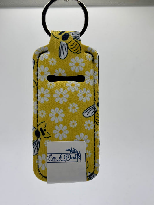 Lip Balm Keychain - yellow Bee