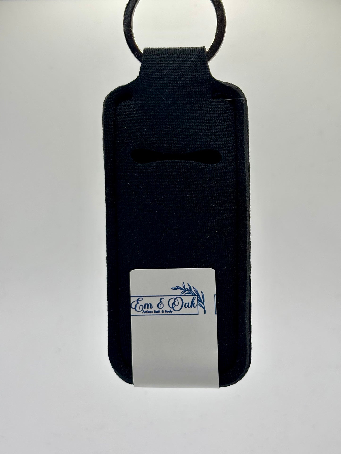 Lip Balm Key Chain - Black