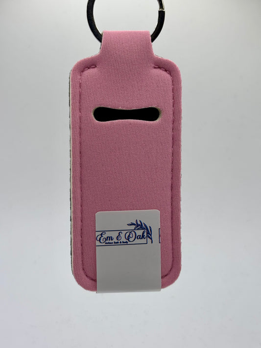 Lip Balm Key Chain - Pink