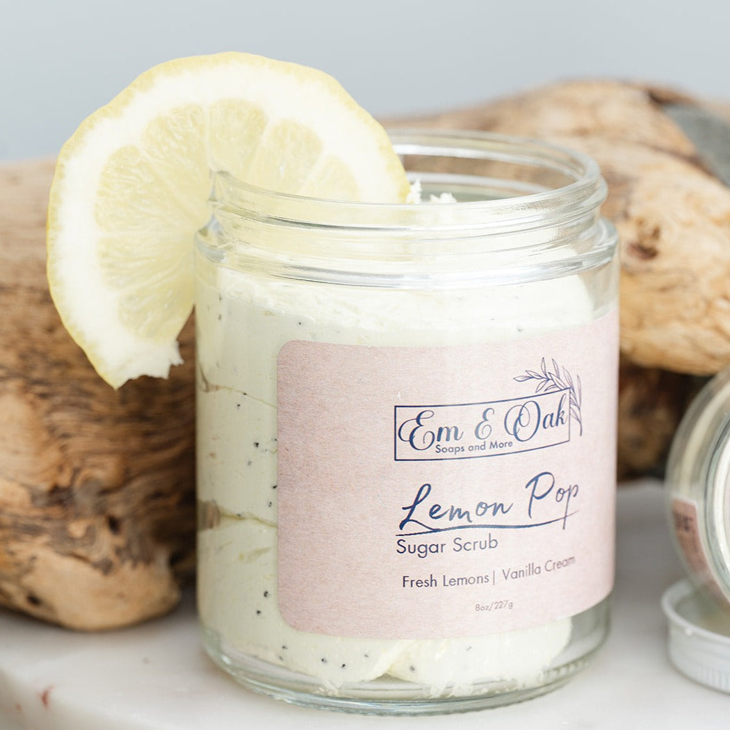 Whipped Sugar Scrub - Lemon Pop - Em&Oak